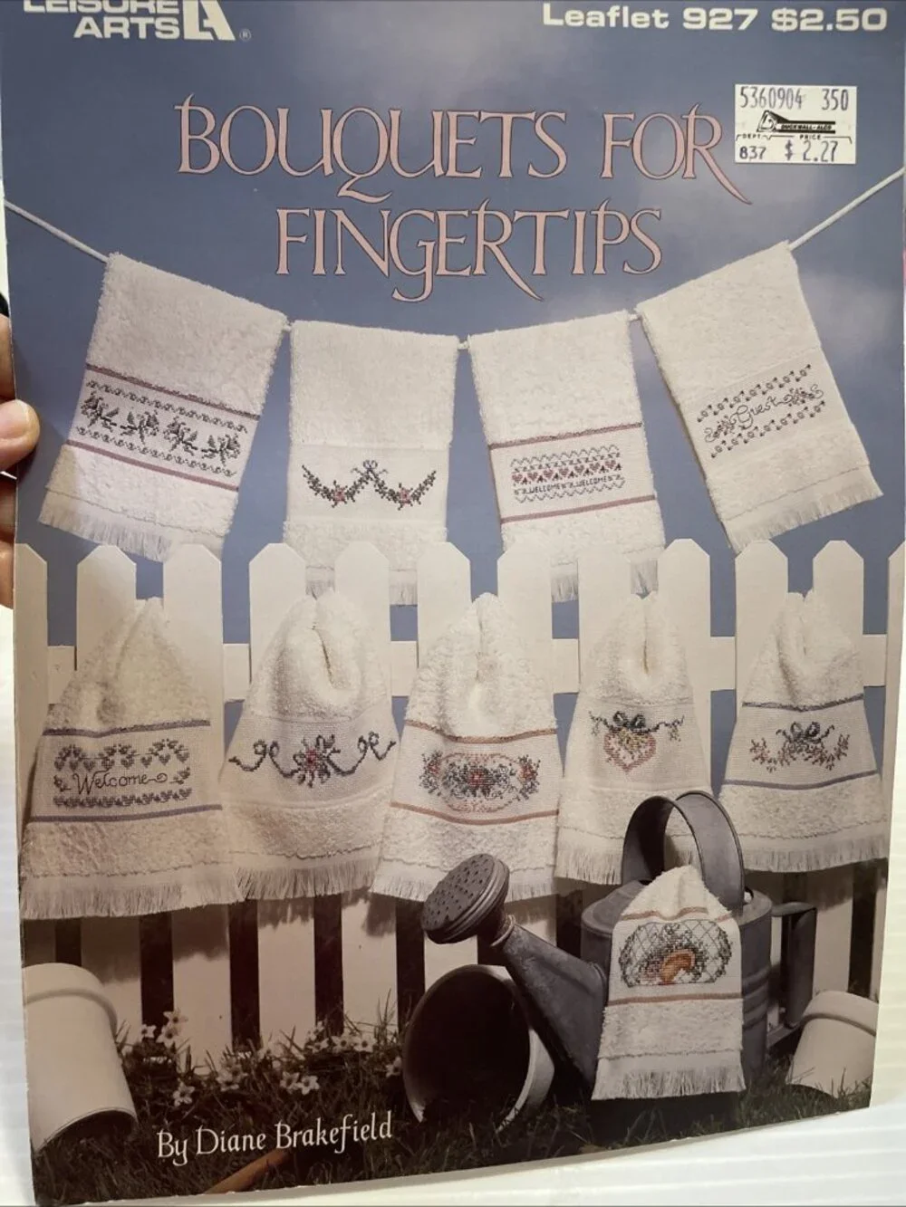 Leisure Arts Bouquets for Fingertips Diane Brakefield Leaflet Cross Stitch #927